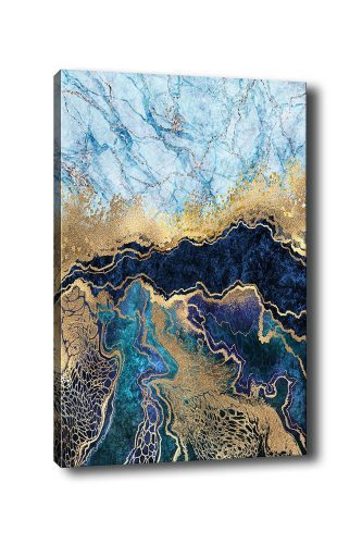 ASIR Obraz na plátně ABSTRAKCE VE ZLATÉM 50 x 70 cm - Obrázek 2