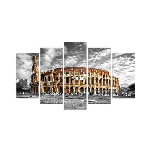 ASIR Obraz na MDF 5ks KOLOSEUM 20 x 60 (1) 20 x 50 (2) 20 x 40 cm (2) - Obrázek 2