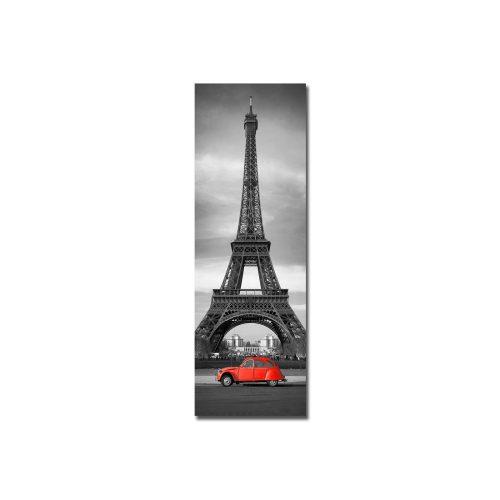 ASIR Obraz na plátně Eiffelova věž a Citroën 30 x 90 cm - Obrázek 2