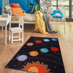ASIR Dětský koberec (140 x 190) GALAXY sluneční soustava
