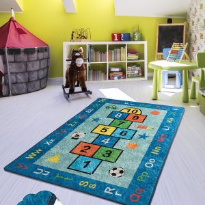 ASIR Dětský koberec (200 x 290) SEKSEK Modrý – panák
