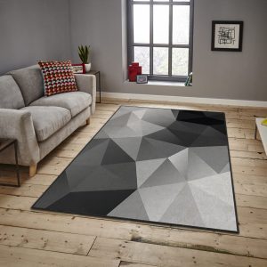 ASIR Koberec (120 x 180) ASR CRPT-103  šedý – geometrie