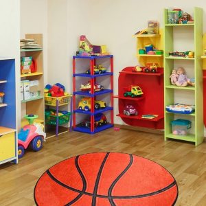 ASIR Kulatý koberec (200 cm) BASKETBALL basketbalový míč