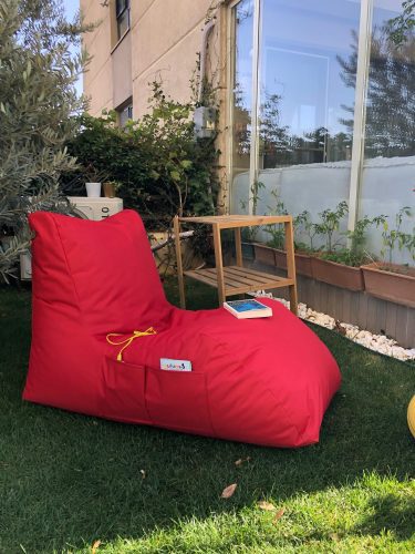 ASIR Sedací vak DAYBED červený