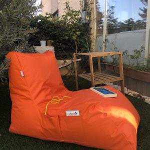 ASIR Sedací vak DAYBED oranžový