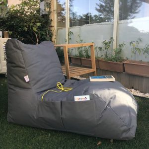 ASIR Sedací vak DAYBED šedý