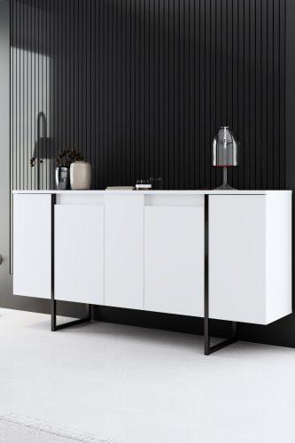 ASIR Skříňka LUXE bílá a černá