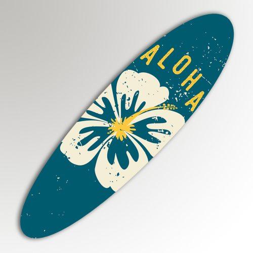 ASIR Dekorace surfové prkno Aloha modré - Obrázek 2