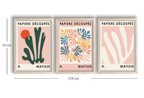 ASIR Dekorativní obraz MDF Henri Matisse 3 ks - Obrázek 2