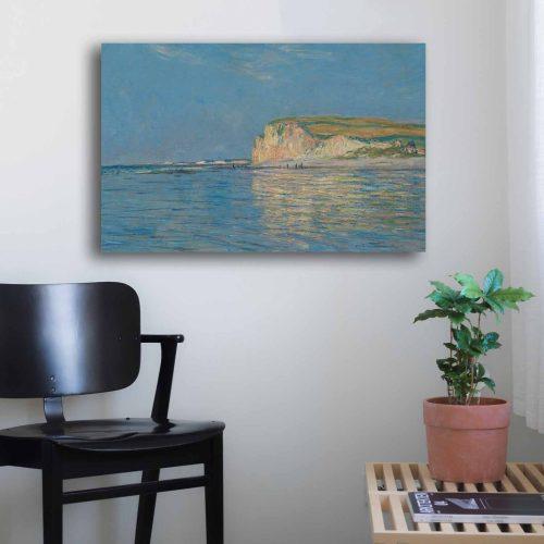ASIR Obraz na plátně Claude monet – Odliv v Pourville poblíž Dieppe
