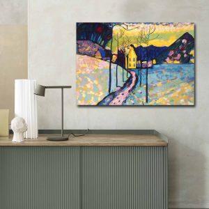 ASIR Obraz na plátně Wassily Kandinsky – Zimní krajina