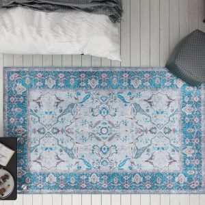 ASIR Koberec (75 x 150) BLUE AL tyrkysový