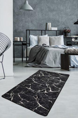 ASIR Koberec (80 x 150) MARBLE černý