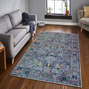 ASIR Předsíňový koberec (100 x 200 cm) W1112 modrý