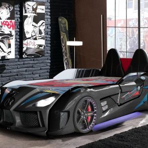 ASIR Dětská postel AUTO MNV3 černá