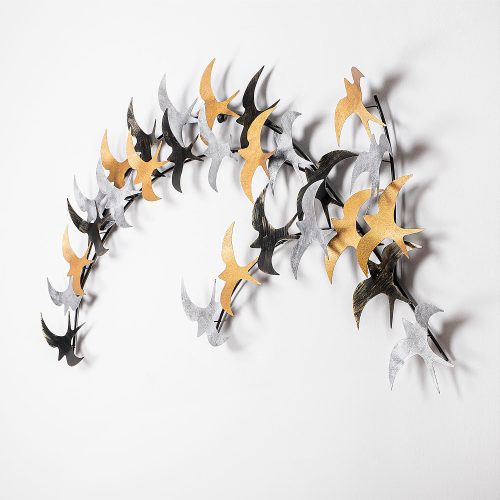 ASIR Kovová nástěnná dekorace BIRDS - Obrázek 2