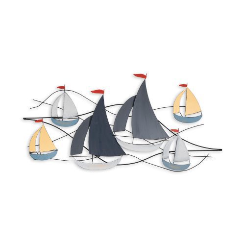 ASIR Kovová nástěnná dekorace BOATS - Obrázek 2
