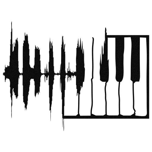 ASIR Nástěnná dekorace MY MUSIC 2 černá kov - Obrázek 2
