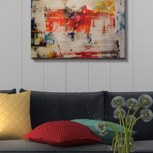 ASIR Nástěnný obraz ABSTRACT plátno 50 x 70 cm