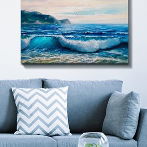 ASIR Nástěnný obraz BEACH plátno 70 x 100 cm