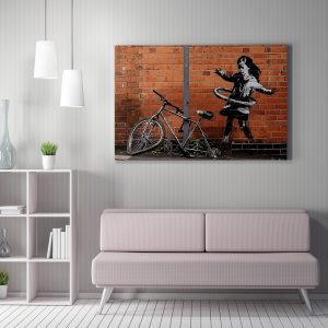 ASIR Nástěnný obraz BIKE plátno 70 x 100 cm