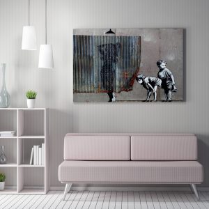 ASIR Nástěnný obraz BOYS plátno 70 x 100 cm