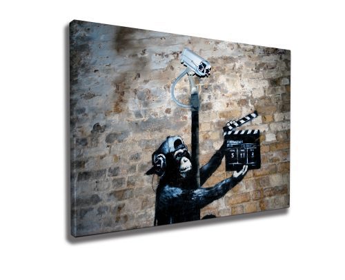 ASIR Nástěnný obraz CHIMP plátno 50 x 70 cm - Obrázek 2
