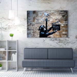 ASIR Nástěnný obraz CHIMP plátno 50 x 70 cm