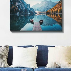 ASIR Nástěnný obraz LAKE plátno 70 x 100 cm