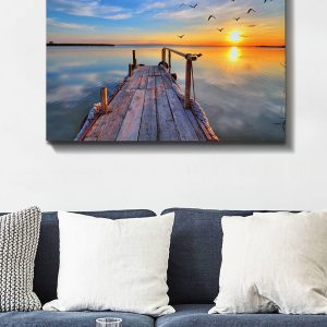 ASIR Nástěnný obraz SUNSET plátno 70 x 100 cm