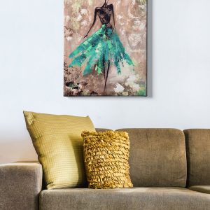 ASIR Nástěnný obraz WOMAN plátno 50 x 70 cm
