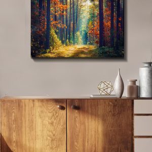 ASIR Nástěnný obraz WOOD plátno 50 x 70 cm