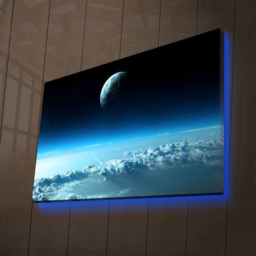 ASIR Nástěnný obraz s LED osvětlením MOON