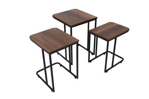 ASIR Set konferenčních stolků CE ořech černý - Obrázek 2