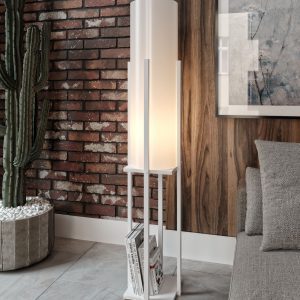 ASIR Stojací lampa DOR bílá