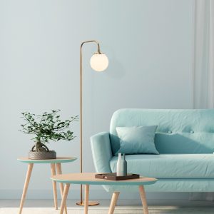 ASIR Stojací lampa VIRAN mosazná