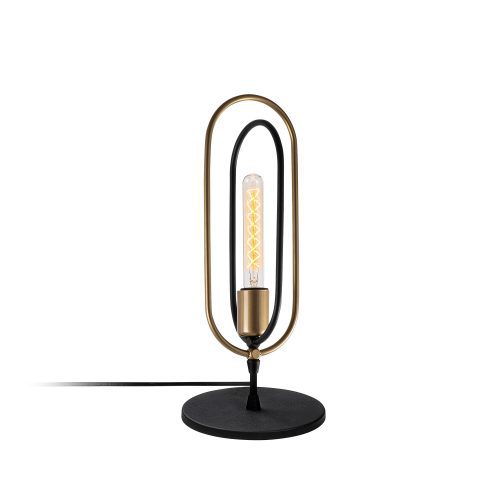 ASIR Stolní lampa CERCO černá zlatá - Obrázek 2