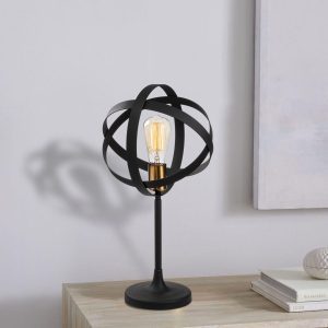 ASIR Stolní lampa GEZEGEN zlatá černá