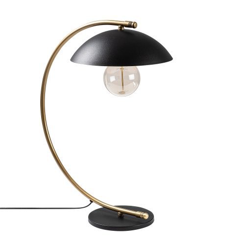 ASIR Stolní lampa SIVANI černá zlatá - Obrázek 2