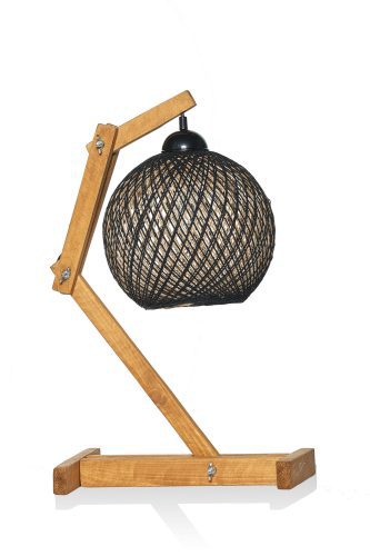 ASIR Stolní lampička BEEHIVE krémová hnědá černá - Obrázek 2