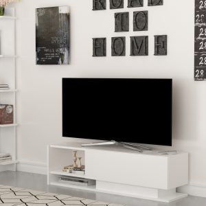 ASIR Televizní stolek DAMLA bílá
