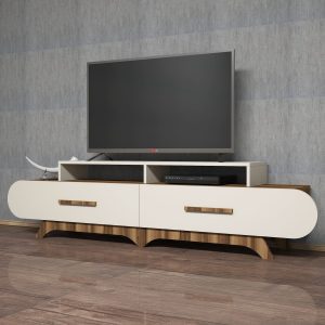 ASIR Televizní stolek FLORA ořech krémový
