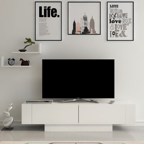 ASIR Televizní stolek MATERA bílá - Obrázek 2