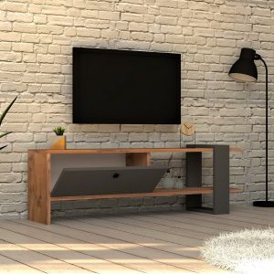 ASIR Televizní stolek OVA dub antracit