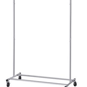 SONGMICS Stojan na šaty pojízdný chromový 90Kg
