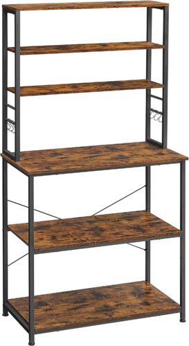 SONGMICS Kuchyňský regál industriální 6 polic - Obrázek 2