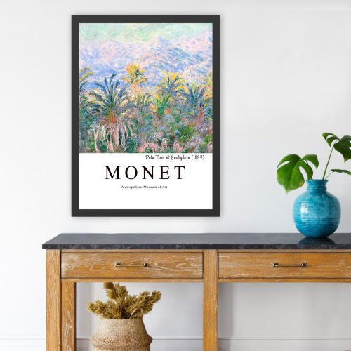 ASIR Dekorativní obraz Monet PALMOVÝ LES Polystyren 35x45cm
