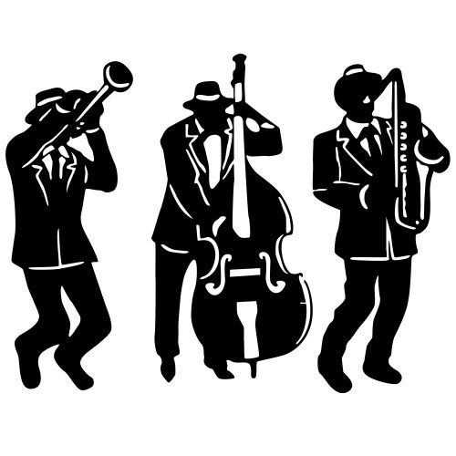 ASIR Nástěnná dekorace kov JAZZMEN 61 x 47 cm - Obrázek 2