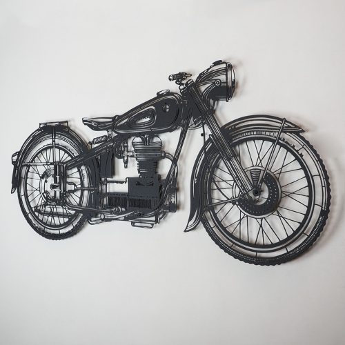 ASIR Nástěnná dekorace kov MOTOCYKL 100 x 47 cm - Obrázek 2