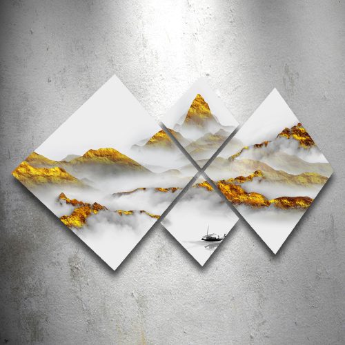 ASIR Obraz na MDF 4ks HORY 40 x 40 cm (2) 20 x 20 cm (2) - Obrázek 2